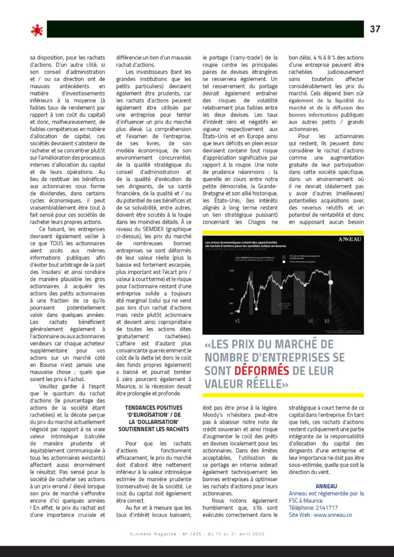 Business Mag 15.04.2020- Anneau contri - Stock Buybacks & WAS_Page_2