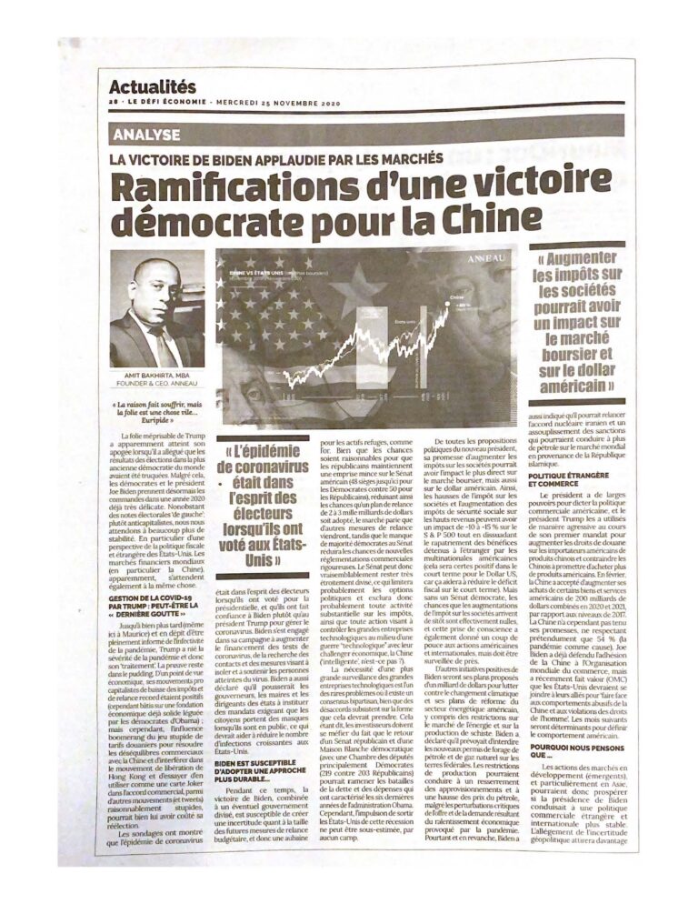 LA VICTOIRE DE BIDEN APPLAUDIE PAR LES MARCHÉS_Page_1