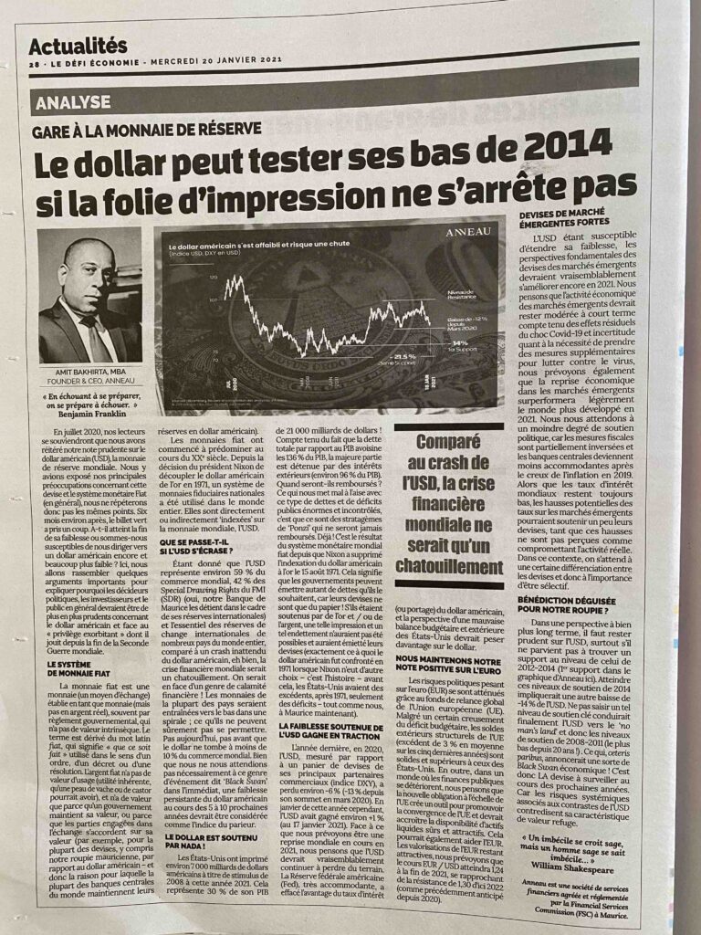 Le Défi Économie - Anneau - 20.01.2021 LR