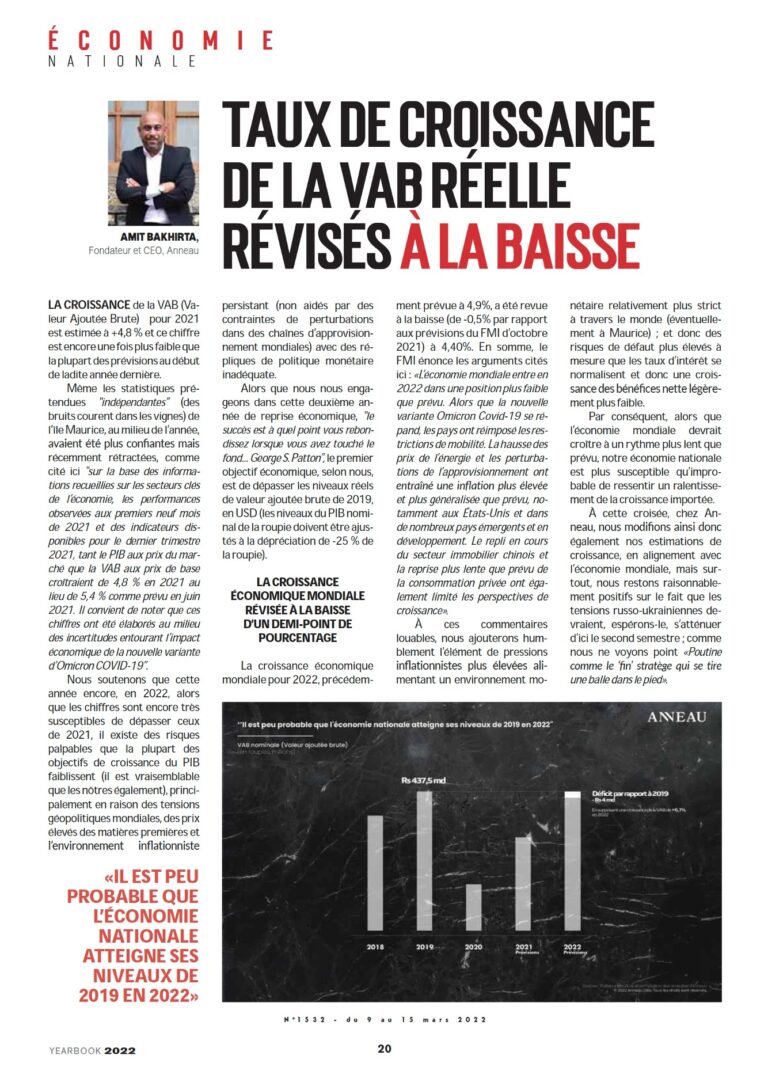 Business Magazine - Yearbook 2022 - 09.03.2022 -Anneau - 1