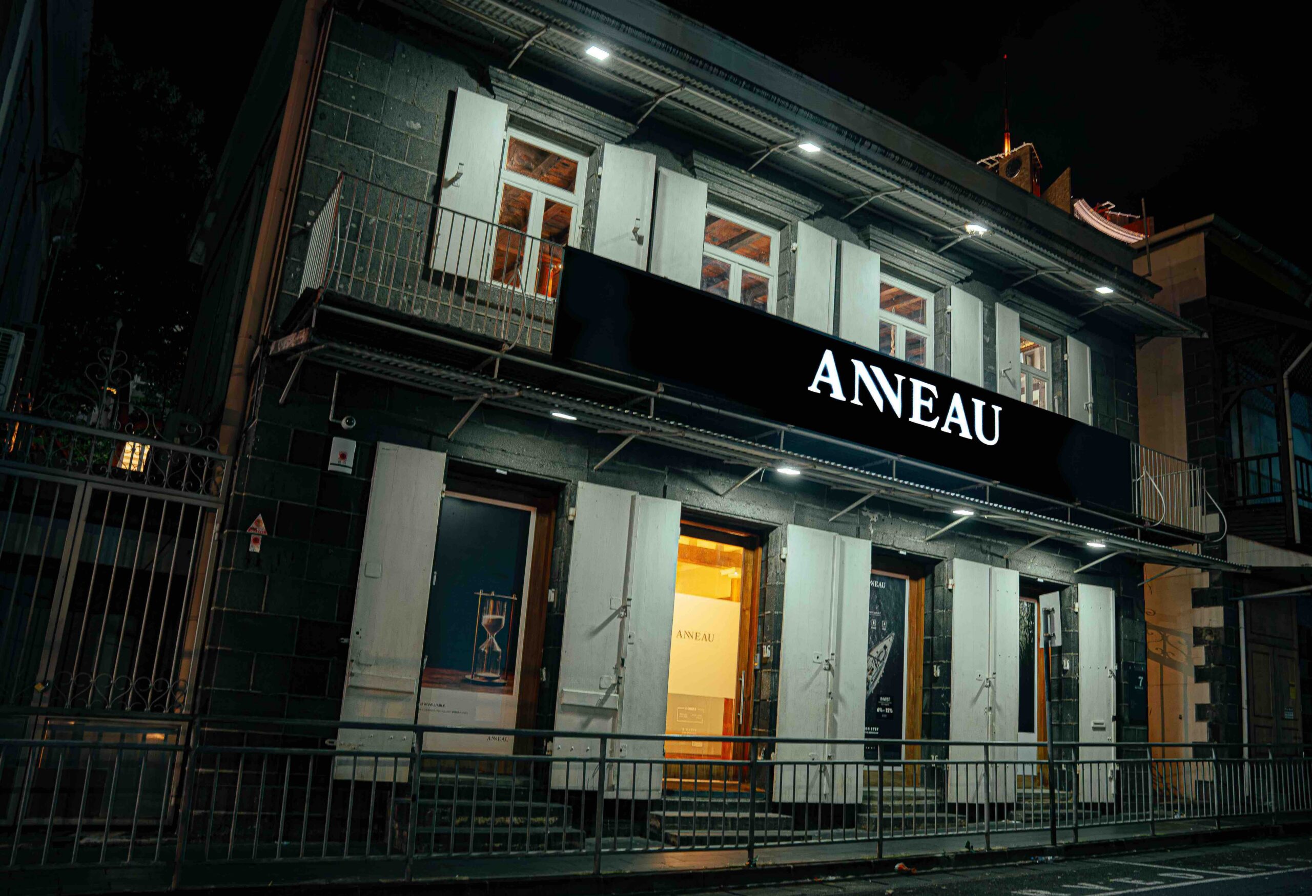 The ANNEAU building in Port Louis