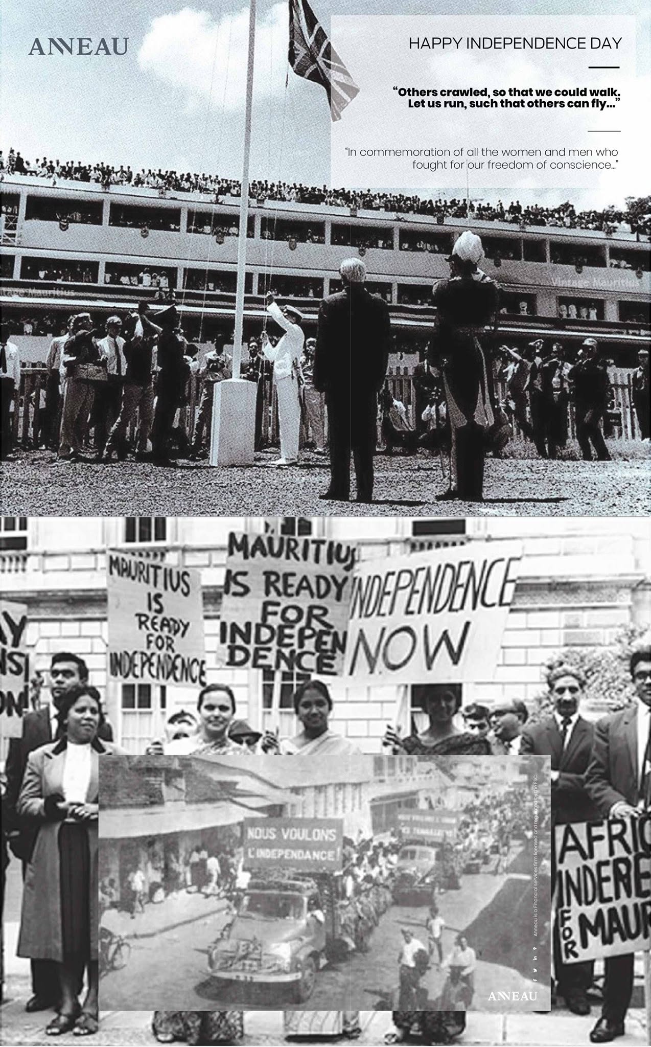 Mauritius Independence Day — ANNEAU historical artwork, 2020