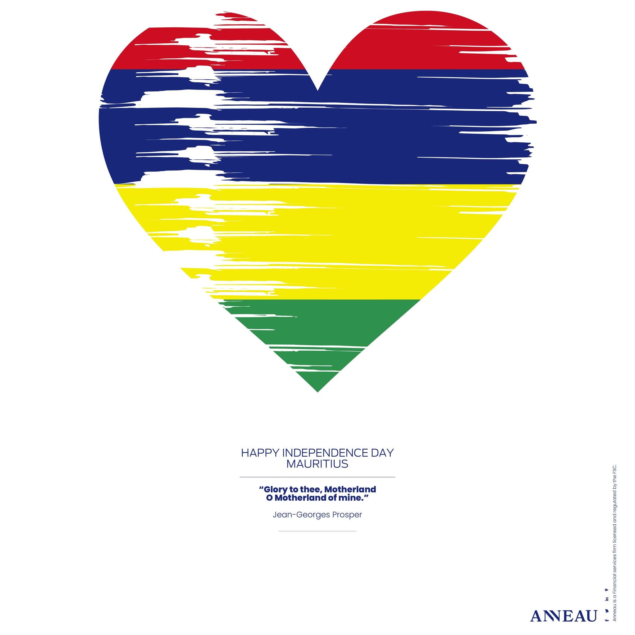 Mauritius Independence Day — ANNEAU historical artwork, 2023