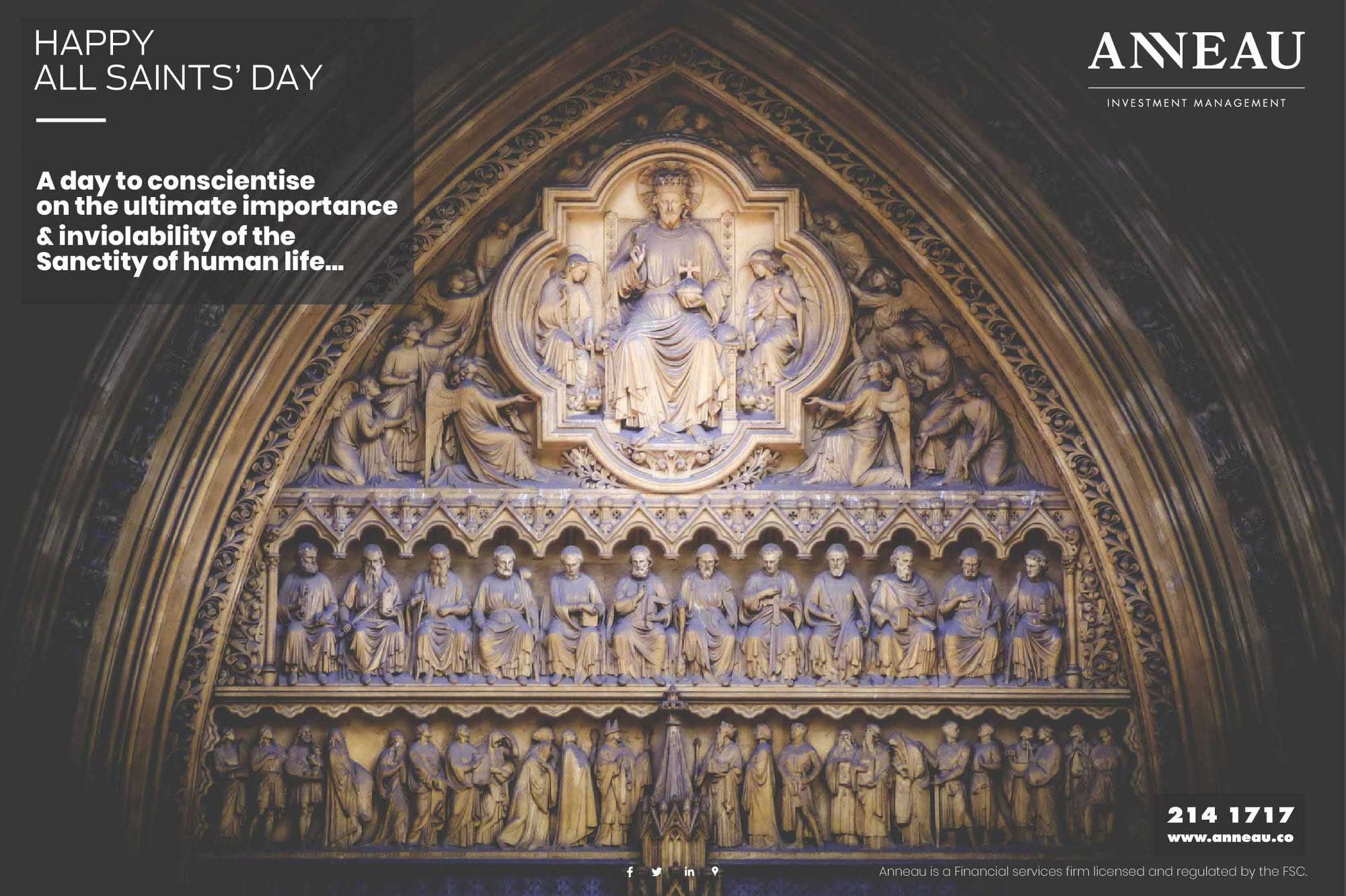 All Saints’ Day — ANNEAU historical artwork, 2019