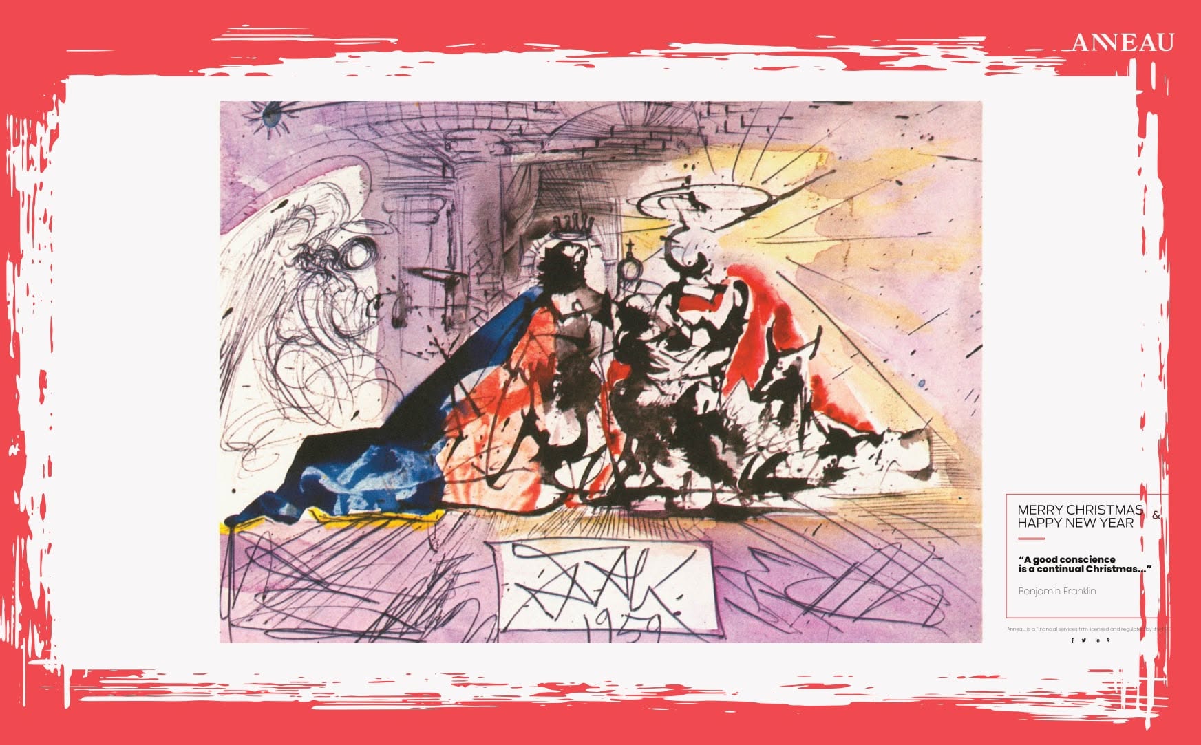 Merry Christmas and a truly very happy new year — ANNEAU historical artwork, 2020