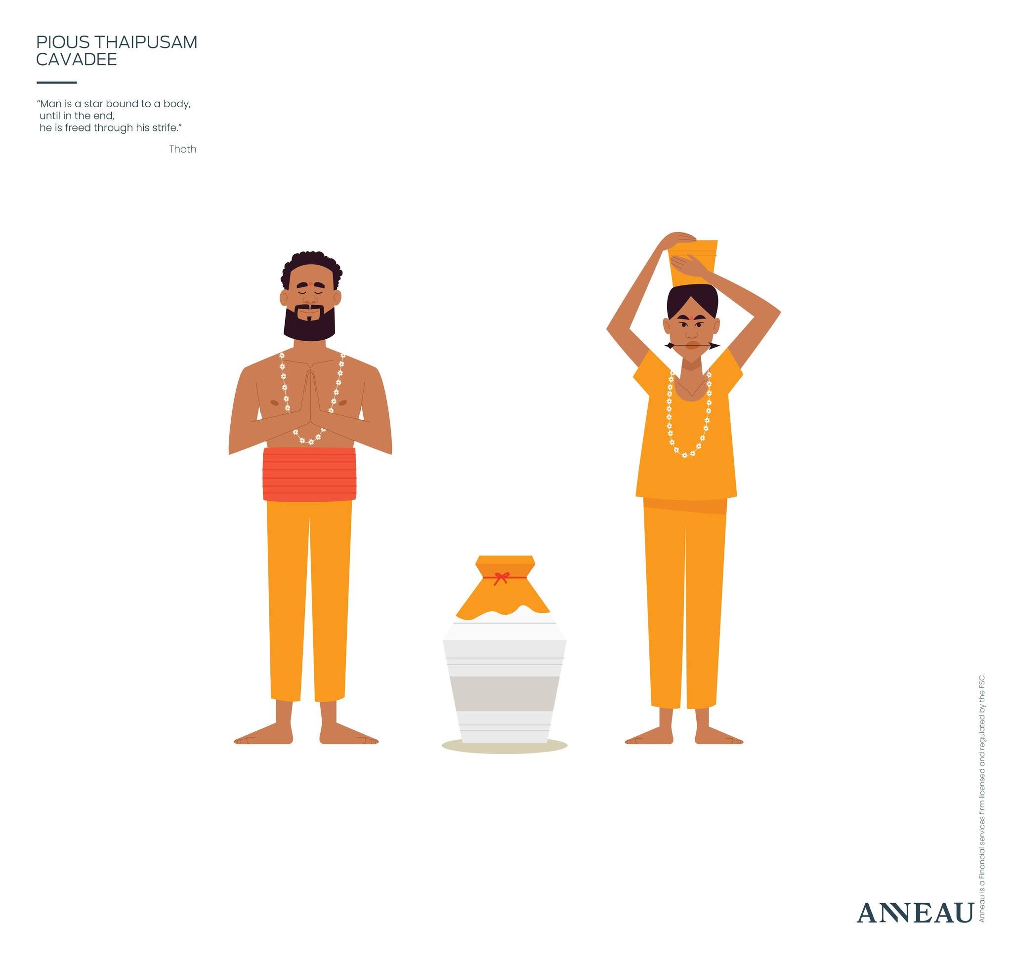 Thaipusam Cavadee — ANNEAU historical artwork, 2024