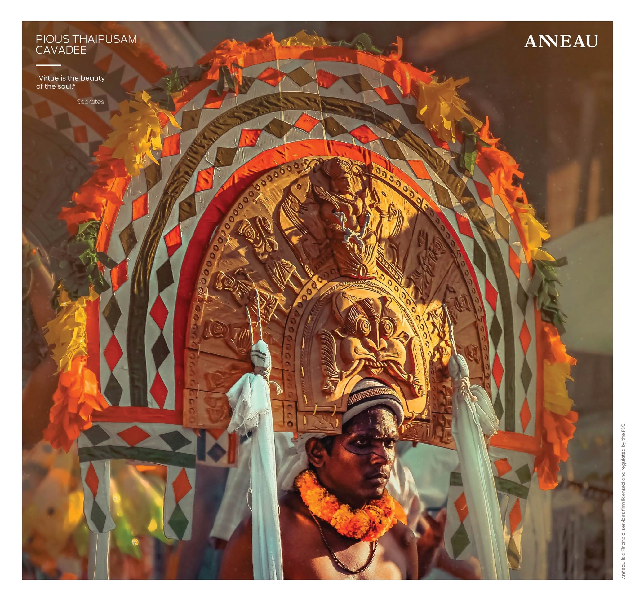 Thaipusam Cavadee — ANNEAU historical artwork, 2025